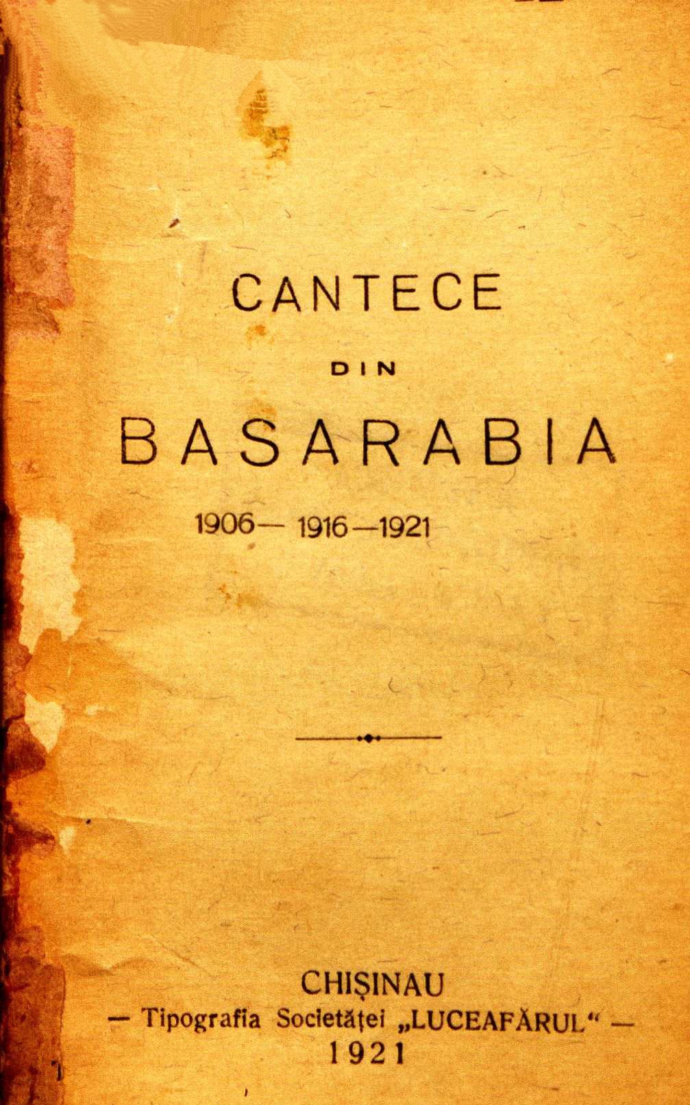 Ion Buzdugan Cântece din Basarabia vol
