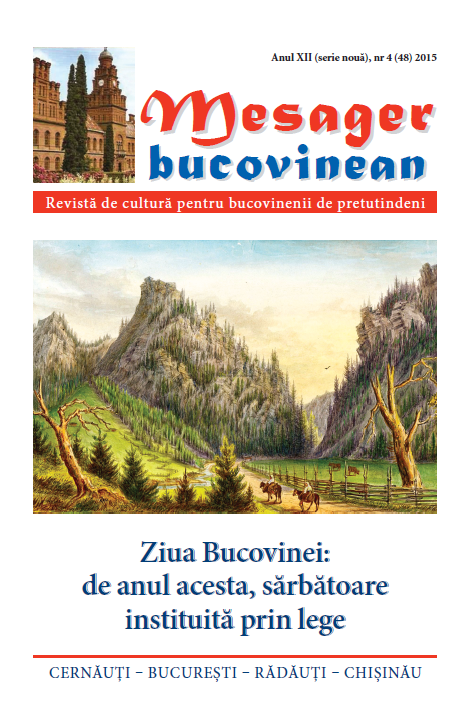 Mesager Bucovinean nr. 48 4 2015