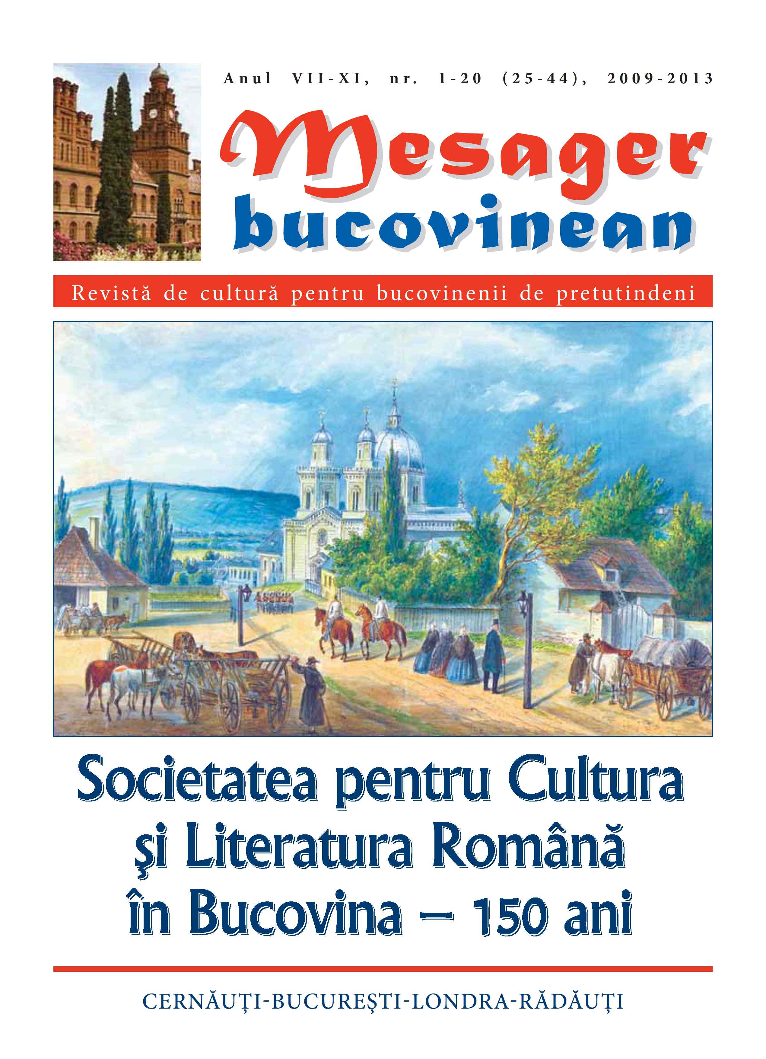 Mesager bucovinean 2009 2013