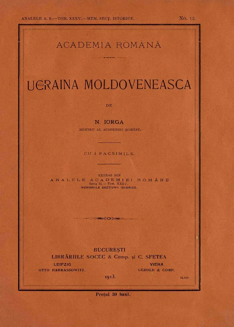 N. Iorga Ucraina moldovenească